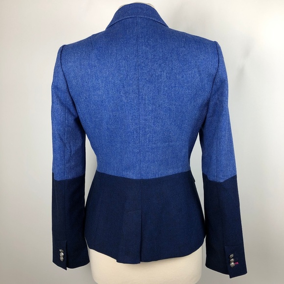 NEW BANANA REPUBLIC 8 Wool Hacking Jacket Blue - Picture 2 of 6
